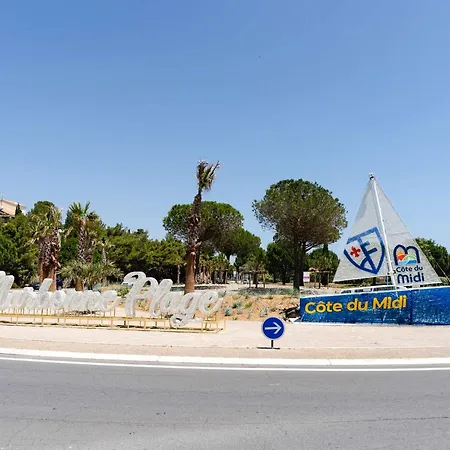 Mezzanine A - Terrasse Sud, Parking, 4 Couchages, Confort - Fr-1-409-103 * Narbonne Plage